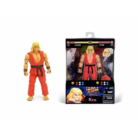 Figuras Acción Niños Street Fighter Ken 15 cm - Compra online en MegaJuguetes