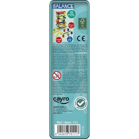 Juegos Habilidad Niños Cayro Balance - 48 Piezas