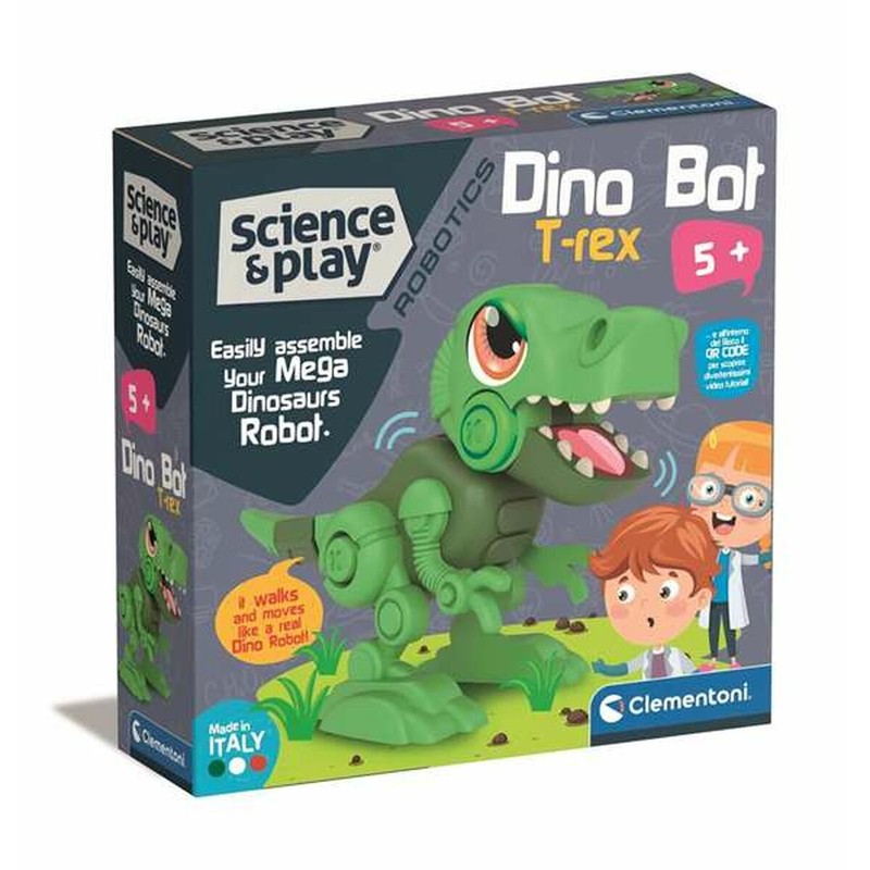 Juguetes Construcción Niños Clementoni Dino Bot T-Rex - Compra online en MegaJuguetes