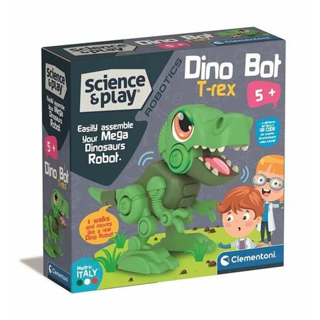 Juguetes Construcción Niños Clementoni Dino Bot T-Rex - Compra online en MegaJuguetes