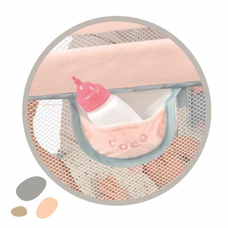 Muñecas Niñas: Cuna de Viaje Decuevas Coco Azul