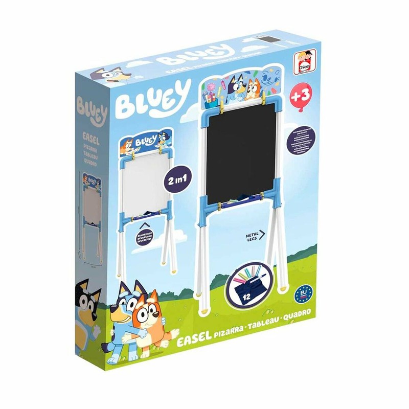 Manualidades Niños: Pizarra Doble Cara Magnética Chicos Bluey - Compra online en MegaJuguetes