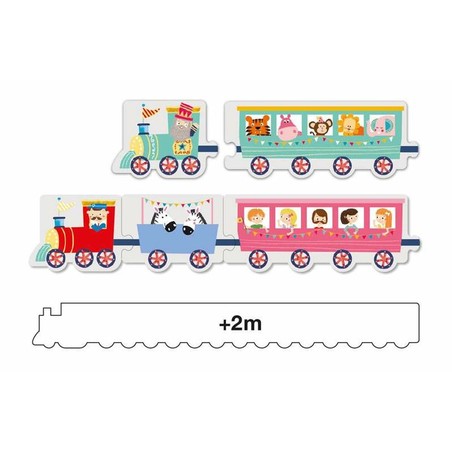 Puzzle Infantil Apli The Train 20 Piezas