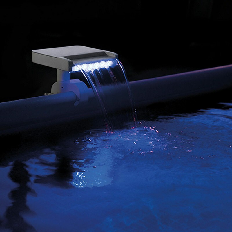 Juguetes Electrónicos Niños: Fuente Intex Luz LED para Piscina