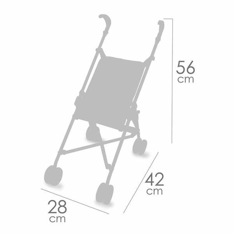 Muñecas Niñas Carrito Decuevas Coco Plegable