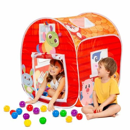 Juguetes Exterior Niños: Piscina de Bolas Moltó Granja +25 Bolas