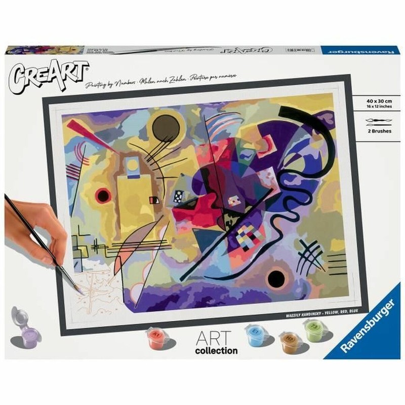 Puzzle Infantil para Colorear Ravensburger Kandinsky - Compra online en MegaJuguetes