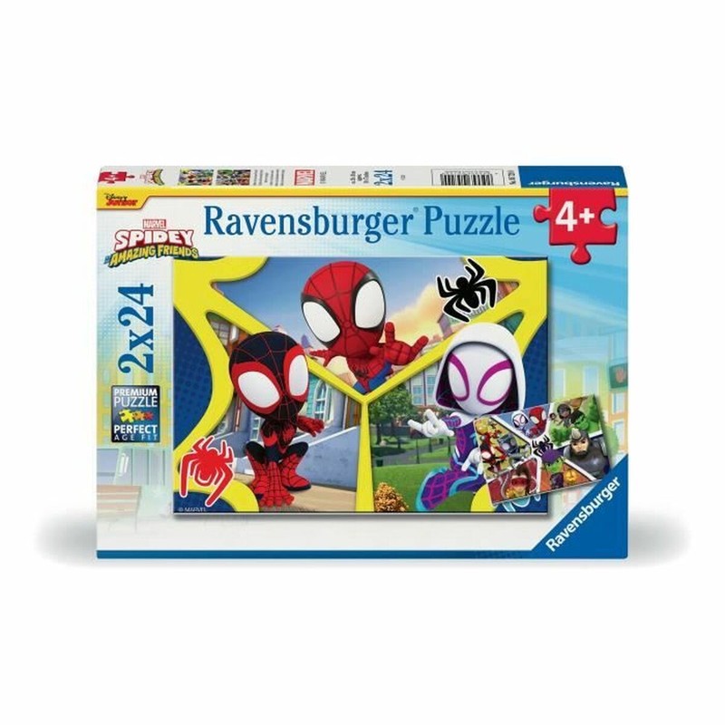 Puzzle Infantil Spiderman Ravensburger - 2x24 Piezas - Compra online en MegaJuguetes