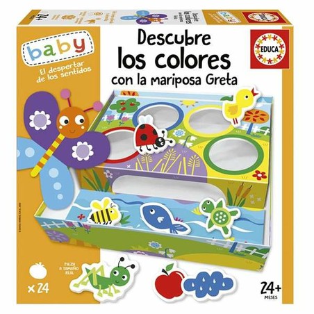 Juegos Mesa Niños Educa: Descubre Colores Mariposa Greta - Compra online en MegaJuguetes