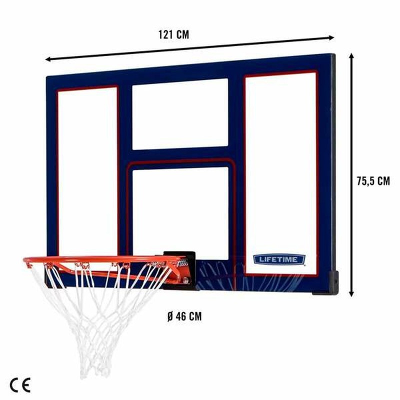 Juguetes Exterior Niños: Canasta Baloncesto Lifetime 121 cm