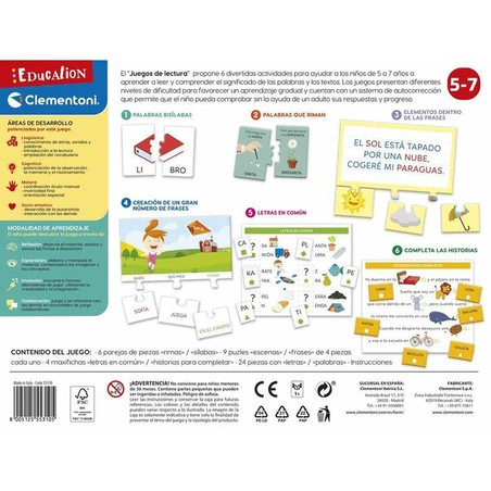 Juguetes Educativos Niños Clementoni: Aprendo a Leer