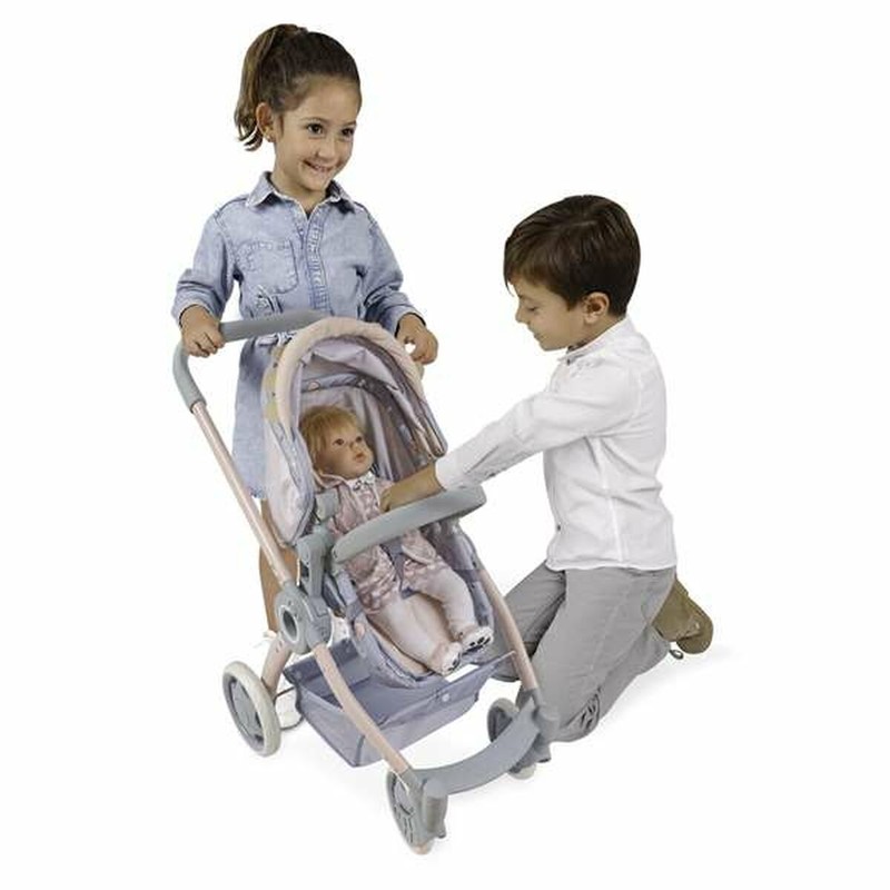 Muñecas Niñas - Carrito Decuevas Coco Plegable 3 en 1