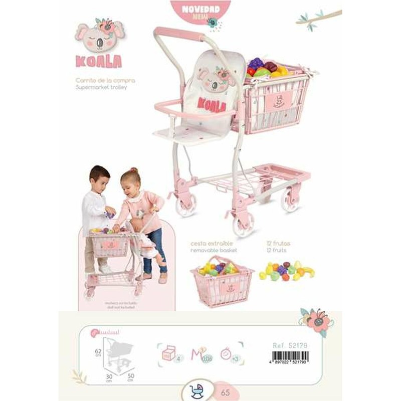 Juego Simbólico Niños: Carro de Compra Koala Decuevas