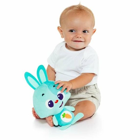 Peluches Niños Moltó Gusy Luz Baby Bunny con Sonido Turquesa