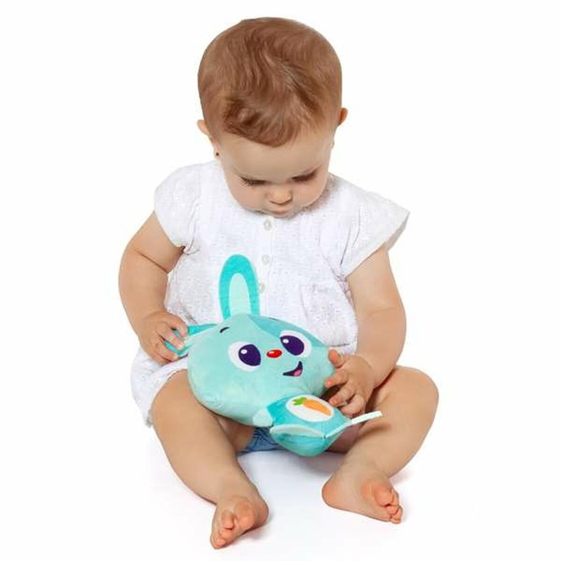 Peluches Niños Moltó Gusy Luz Baby Bunny con Sonido Turquesa