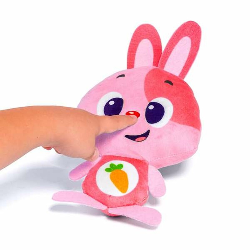Peluches Niños Moltó Gusy luz Baby Bunny Rosa con Sonido