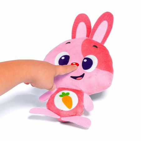 Peluches Niños Moltó Gusy luz Baby Bunny Rosa con Sonido