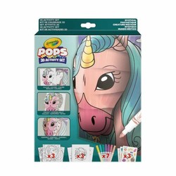 Manualidades Niños Crayola 3D Color Pops Unicornio - Compra online en MegaJuguetes