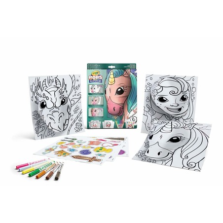 Manualidades Niños Crayola 3D Color Pops Unicornio