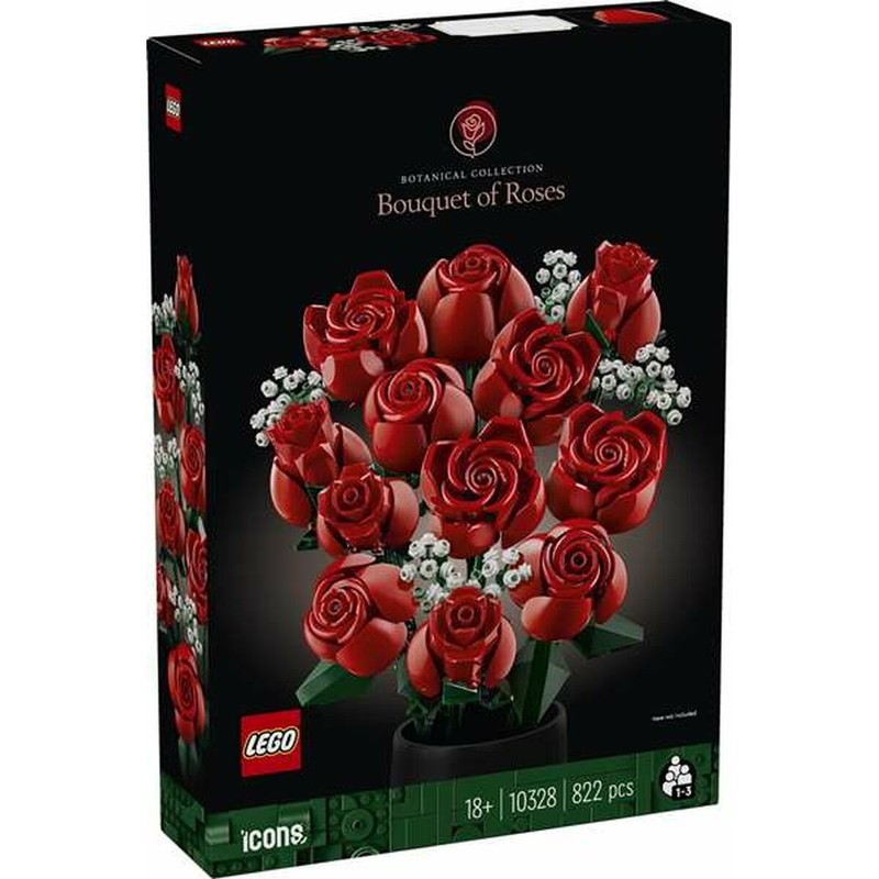 Lego Ramo de Rosas Botanical Collection - Set de Construcción Adultos - Compra online en MegaJuguetes
