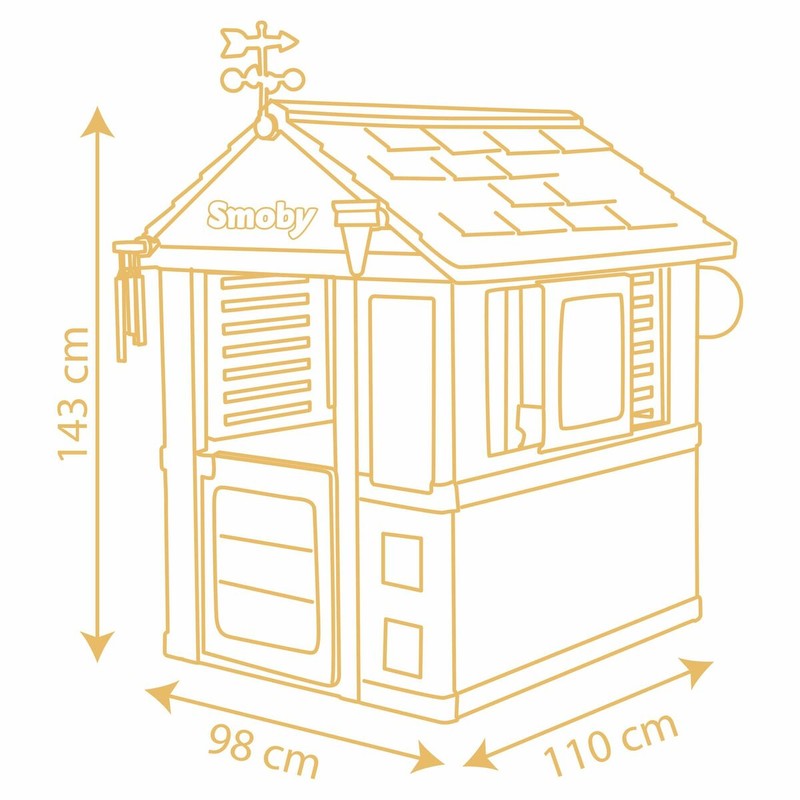 Juguetes Construcción Niños: Casa de Juego Smoby 4 Seasons