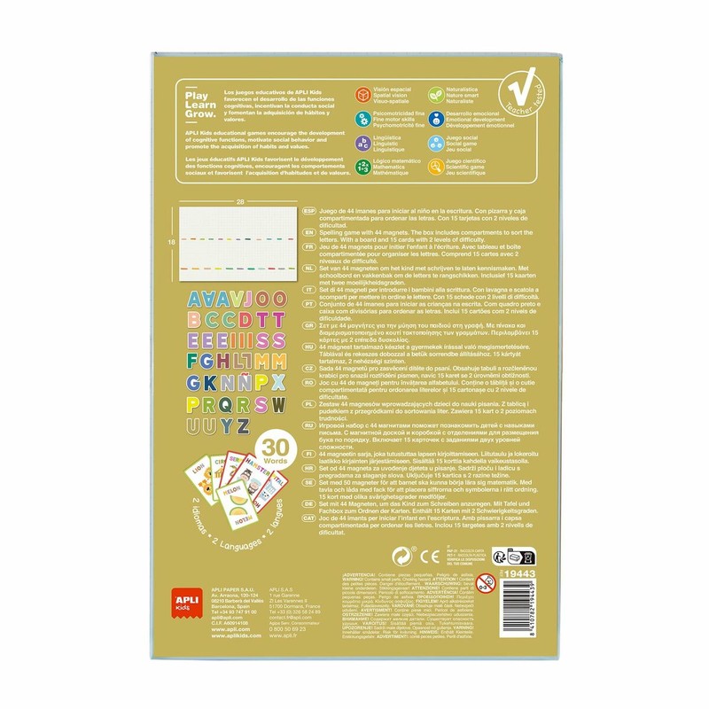 Juego Magnético Abecedario Apli Multicolor para Niños