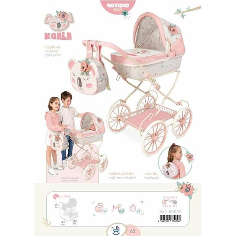 Muñecas Niñas Carrito Plegable Decuevas Koala