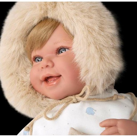 Muñecas Niñas: Bebé Arias Zoe 45 cm - Compañera de Juegos