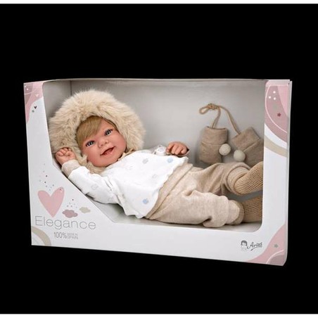 Muñecas Niñas: Bebé Arias Zoe 45 cm - Compañera de Juegos