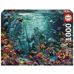 puzzle 1000 piezas adultos Poseidon arrecife