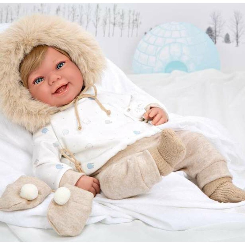 Muñecas Niñas: Bebé Arias Zoe 45 cm - Compañera de Juegos