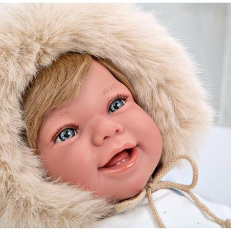 Muñecas Niñas: Bebé Arias Zoe 45 cm - Compañera de Juegos