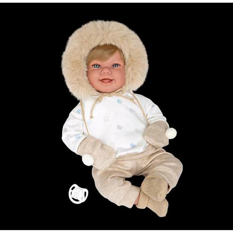 Muñecas Niñas: Bebé Arias Zoe 45 cm - Compañera de Juegos