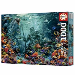 puzzle 1000 piezas adultos Poseidon arrecife 2