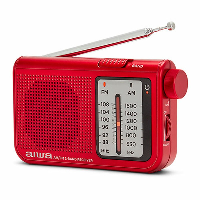 Juguetes Musicales Niños: Radio Portátil Aiwa RS55RD Rojo - Compra online en MegaJuguetes