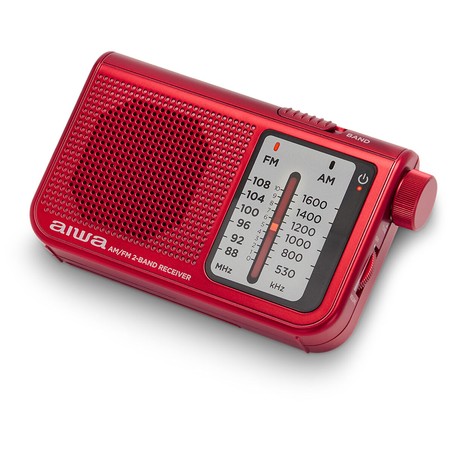 Juguetes Musicales Niños: Radio Portátil Aiwa RS55RD Rojo