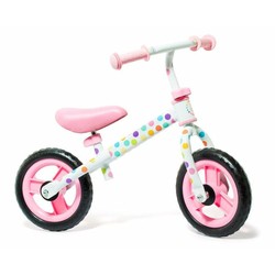 Juguetes Exterior Niños: Bicicleta Sin Pedales Moltó Rosa - Compra online en MegaJuguetes