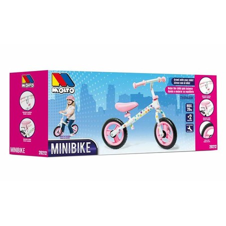 Juguetes Exterior Niños: Bicicleta Sin Pedales Moltó Rosa