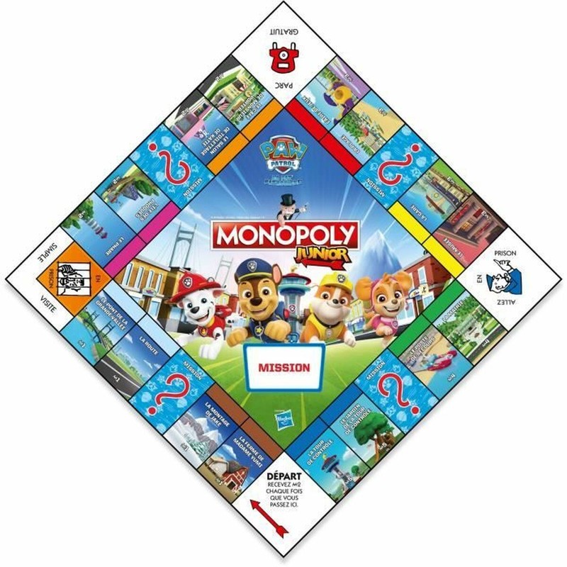 Juegos Mesa Niños Monopoly Paw Patrol Winning Moves