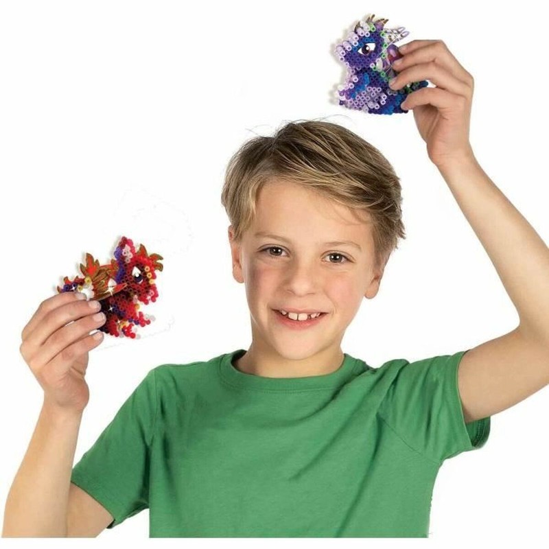 manualidades niños Mosaico SES Creative Beedz 06208 – Crea Dragones 3D