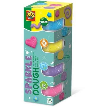 Manualidades Niños: Plastilina Creativa SES (4 Piezas) - Compra online en MegaJuguetes