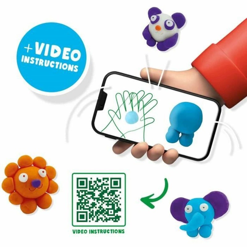 Manualidades Niños: Juego de Plastilina SES Creative 6 Piezas