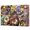 Juguetes Construcción Niños: Puzzle Educa The Sewing Table 2000 Piezas.