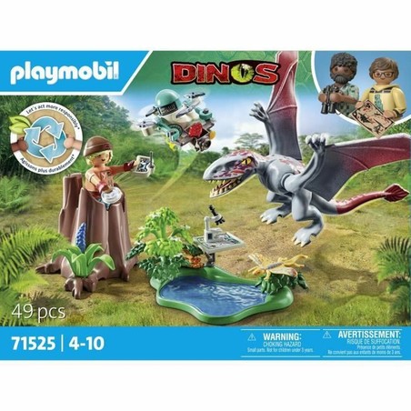 Figuras acción niños Playmobil Dinos 71525: Dron y Dimorfodón