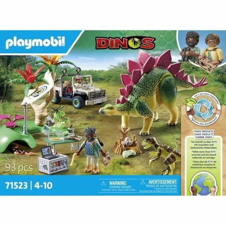 Figuras Acción Niños: Playset Playmobil Dinos 71523 Aventuras Jurásicas