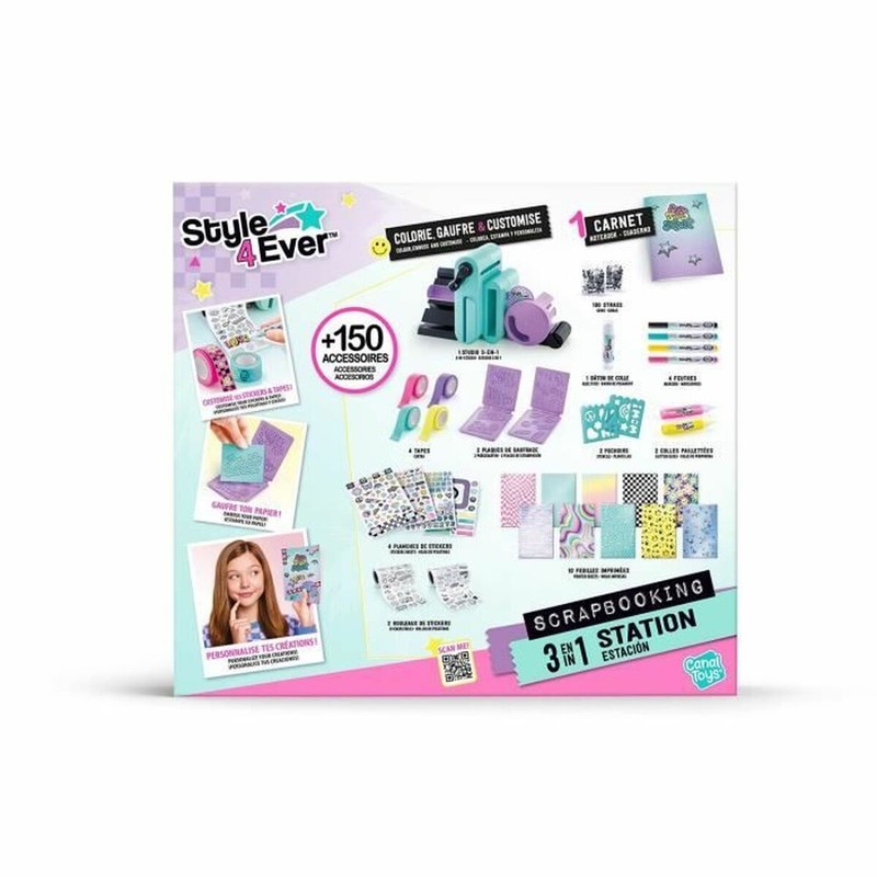 Juego de Manualidades Scrapbooking Canal Toys - Kit Creativo para Niños