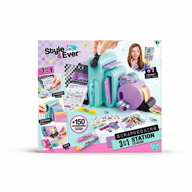 Juego de Manualidades Scrapbooking Canal Toys - Kit Creativo para Niños