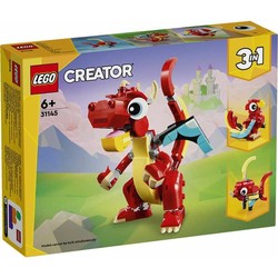 Juguetes Construcción Niños LEGO Creator Dragón Rojo 31145 - Compra online en MegaJuguetes