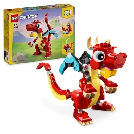 Juguetes Construcción Niños LEGO Creator Dragón Rojo 31145