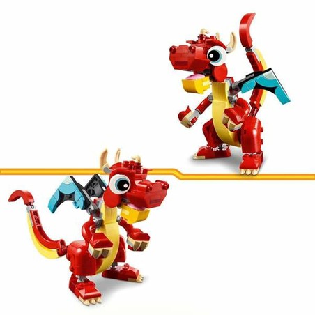 Juguetes Construcción Niños LEGO Creator Dragón Rojo 31145
